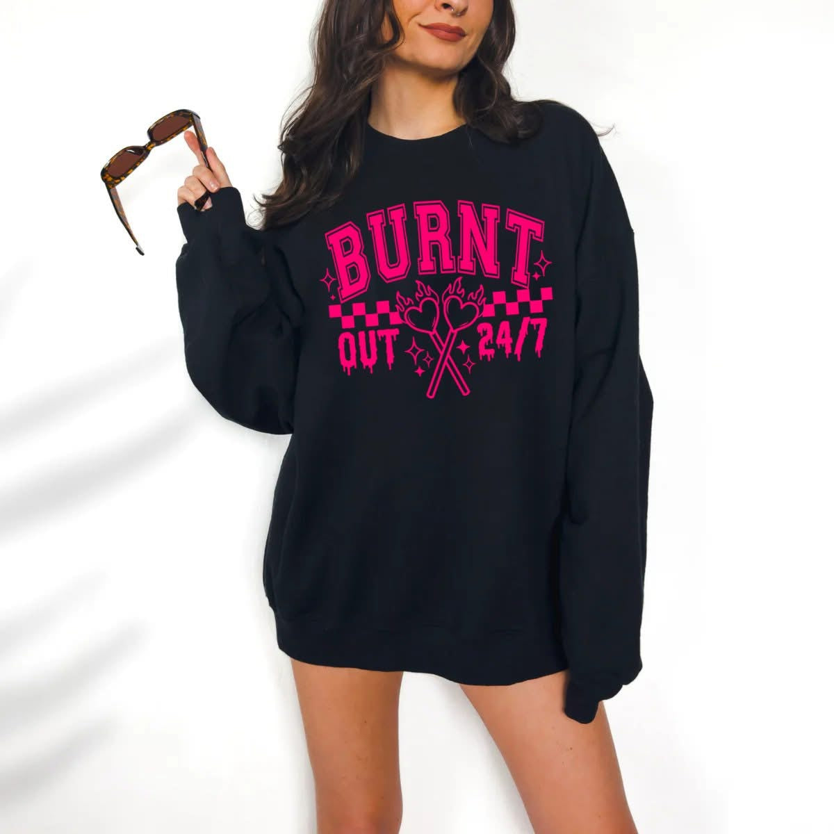 Burnt Out - Single Color (Hot Pink)